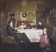 Sir William Orpen A Bloomsbury Family oil painting picture wholesale